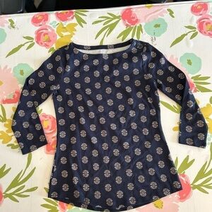 Charter club 100% Sepima cotton boatneck
